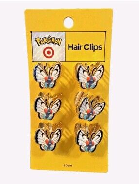 Butterfree Hair Clips 6pc - Pokémon x Target